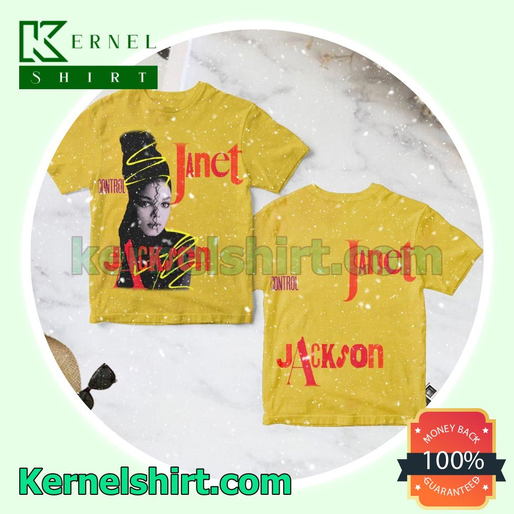 Janet Jackson Control Album Yellow Personalized Shirt