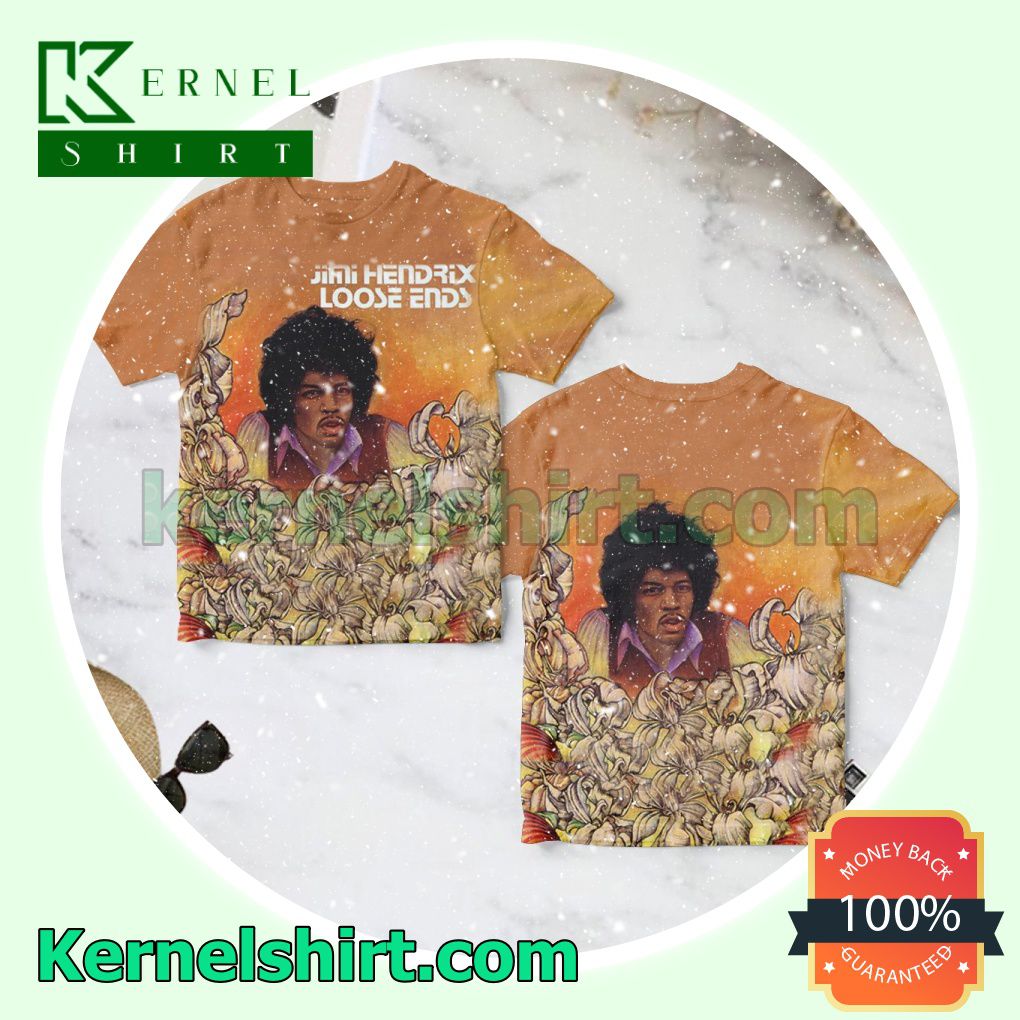 Jimi Hendrix Loose Ends Album Cover Orange Personalized Shirt
