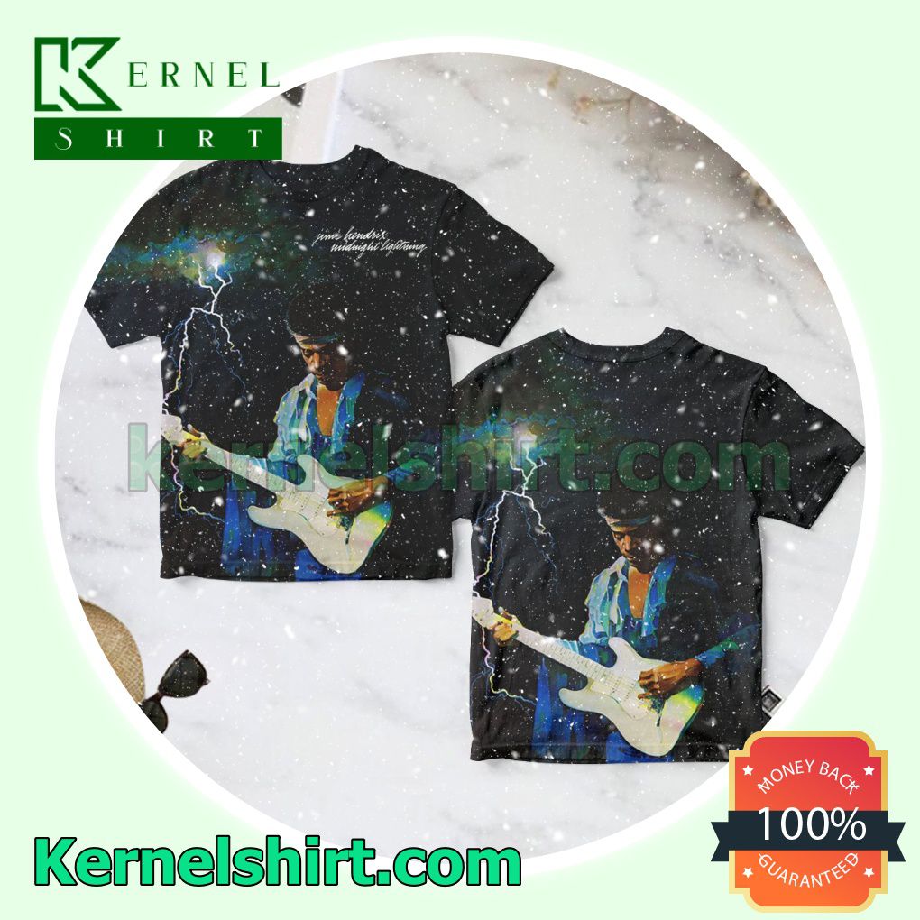 Jimi Hendrix Midnight Lightning Album Cover Personalized Shirt