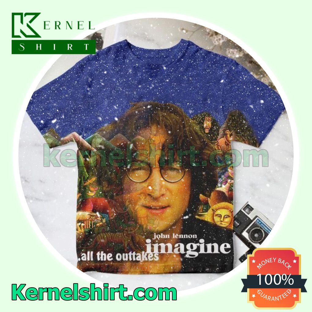 John Lennon Imagine All The Outtakes Blue Personalized Shirt