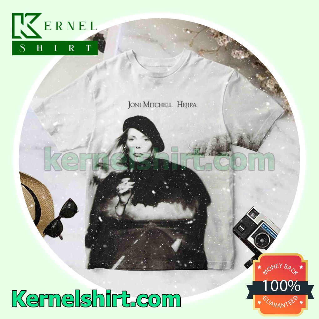 Joni Mitchell Hejira Album Cover White Personalized Shirt