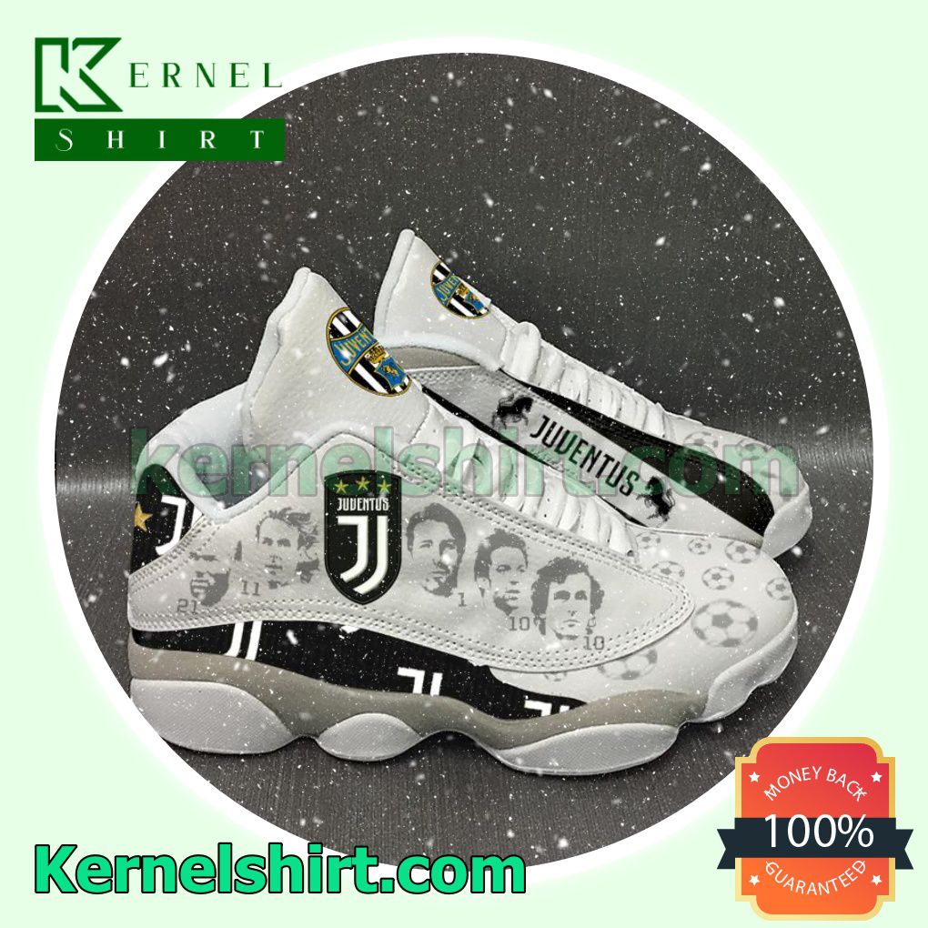 Juventus Football Team Gray Nike Sneakers