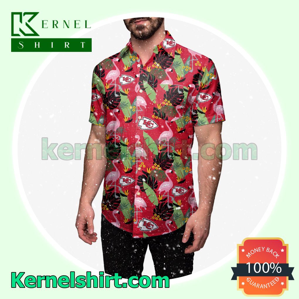 Kansas City Chiefs Floral Summer Aloha Hawaii Shirt