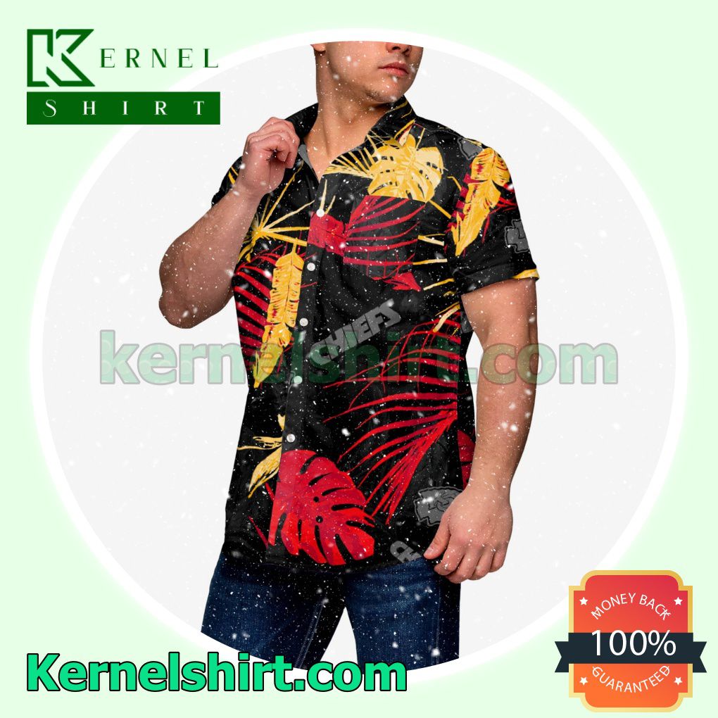 Kansas City Chiefs Neon Palm Summer Aloha Hawaii Shirt