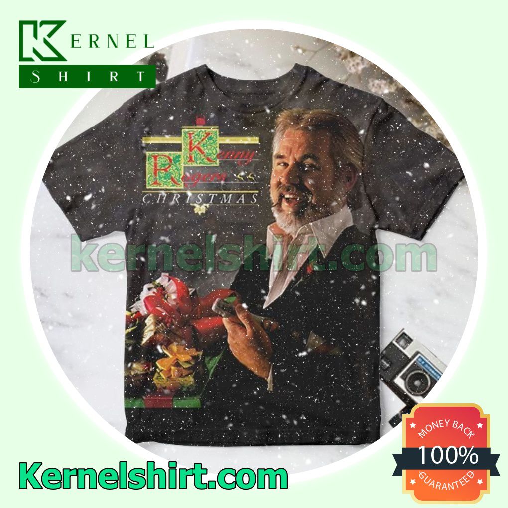 Kenny Rogers Christmas Album Cover Custom Shirt