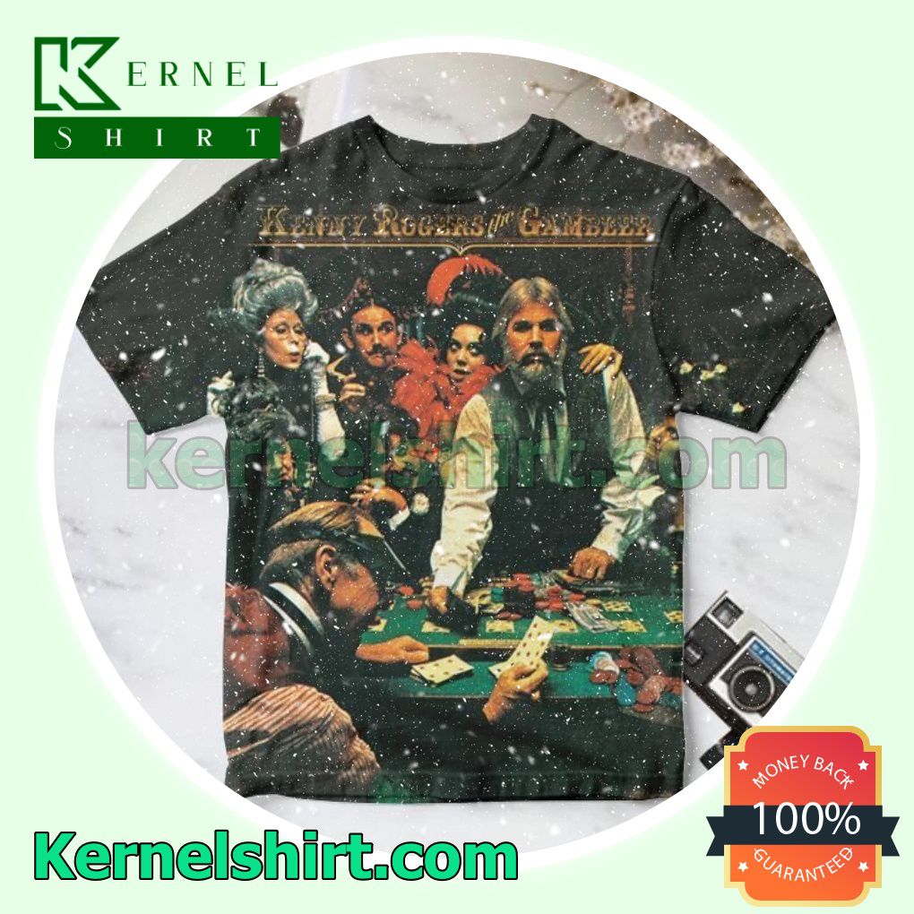 Kenny Rogers The Gambler Album Cover Gift Shirt