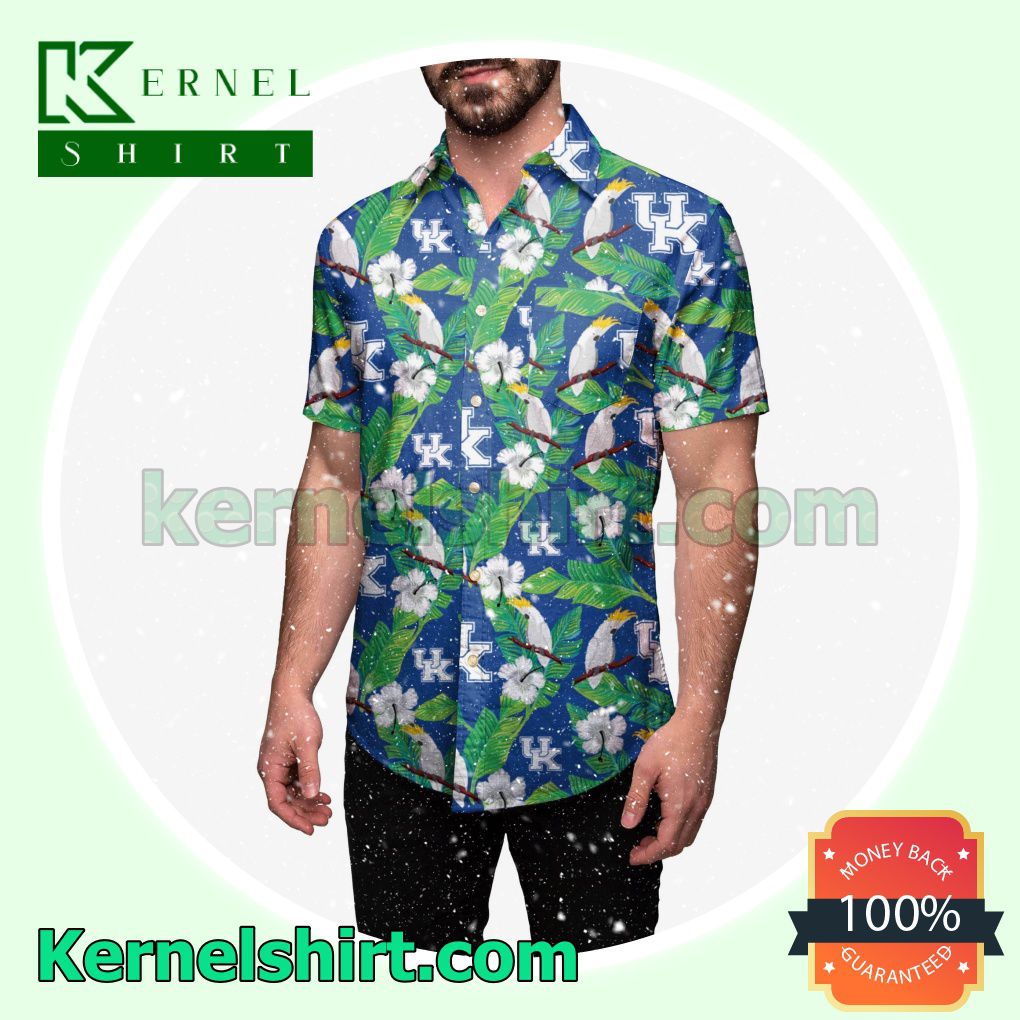 Kentucky Wildcats Floral Summer Aloha Hawaii Shirt