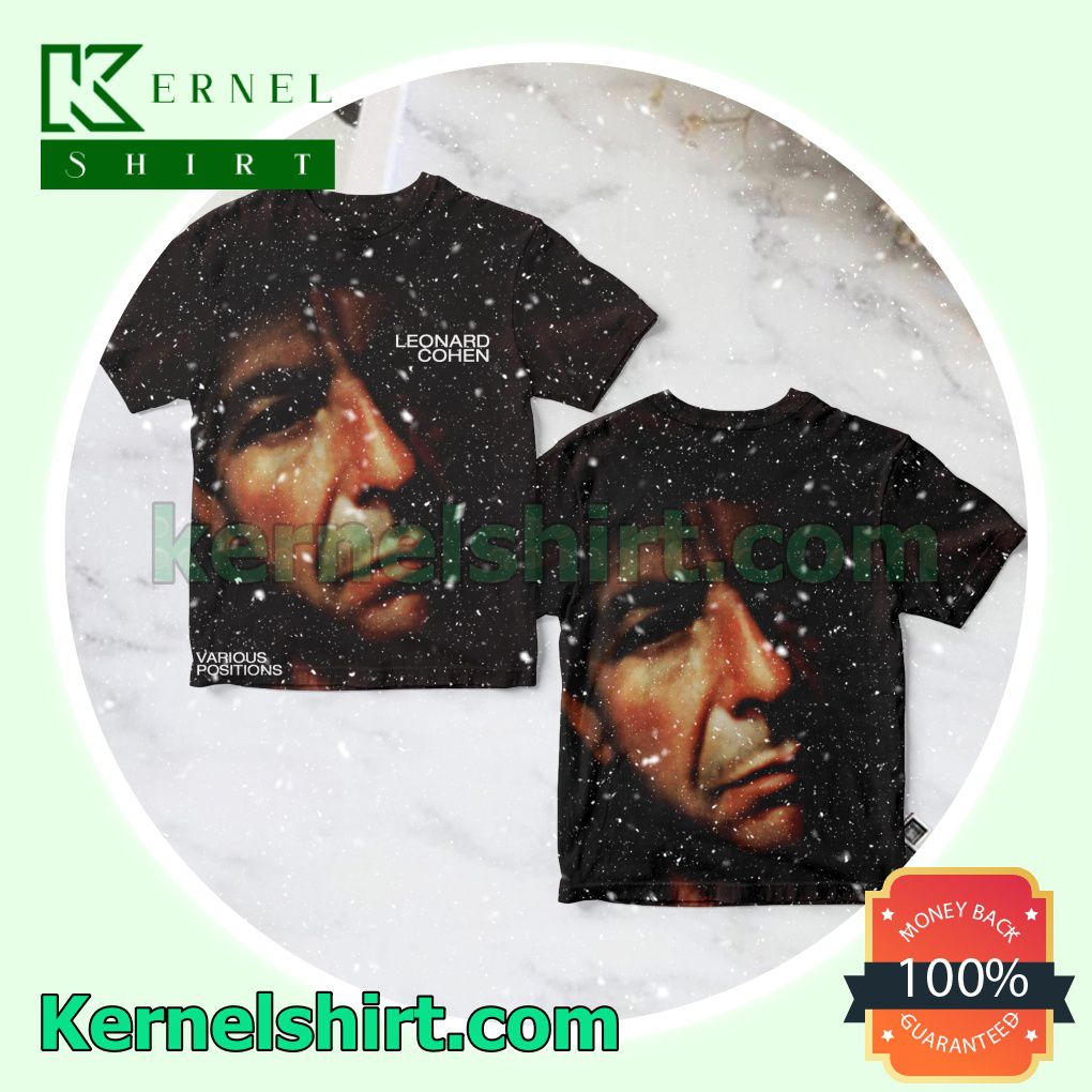 Leonard Cohen Various Positions Album Cover Personalized Shirt