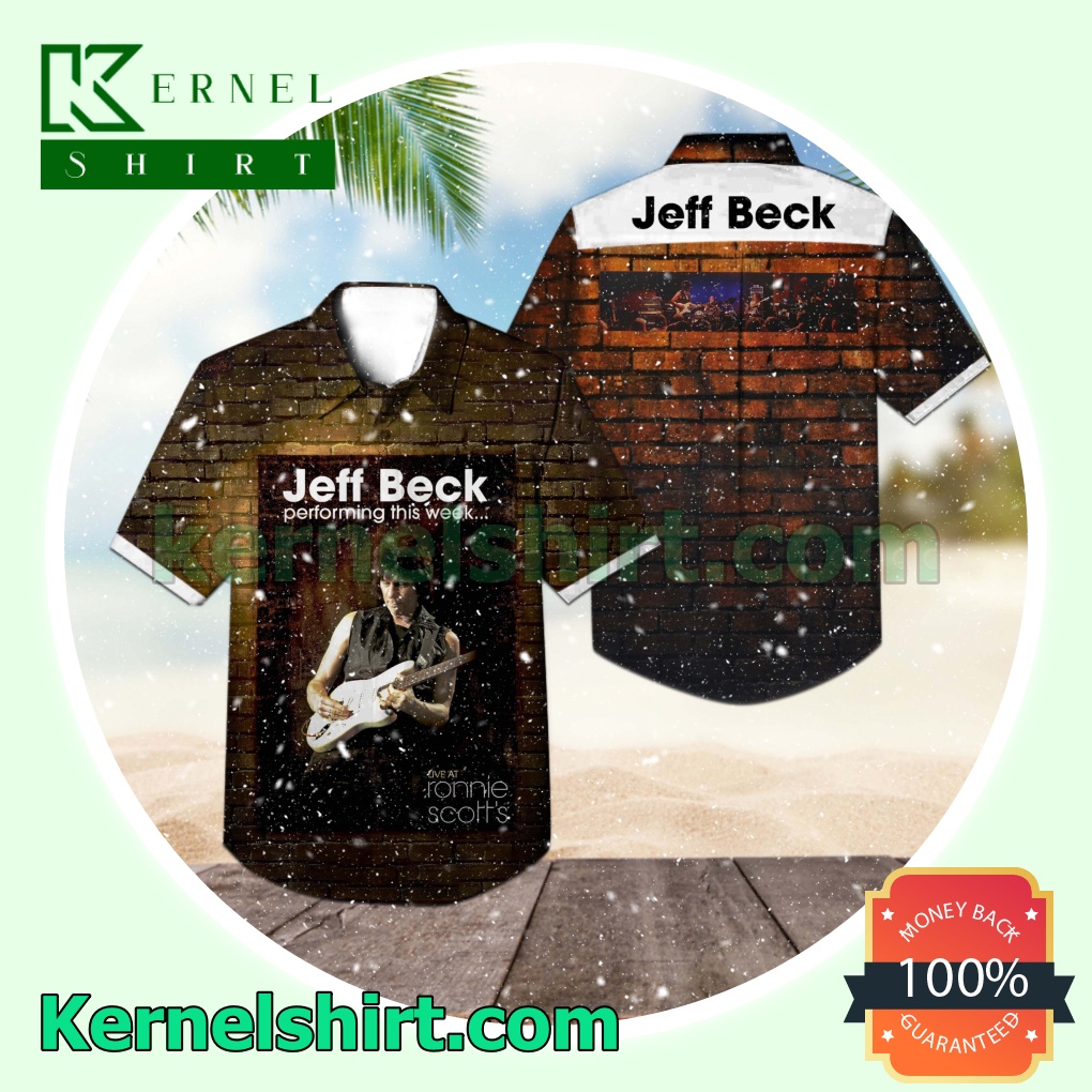 Live At Ronnie Scott's Album By Jeff Beck Short Sleeve Shirts