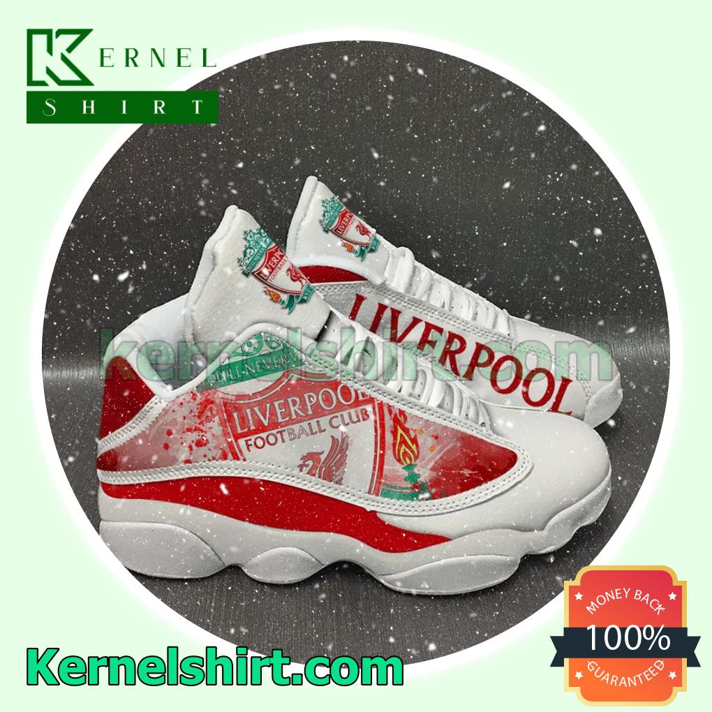 Liverpool Football Club White Nike Sneakers