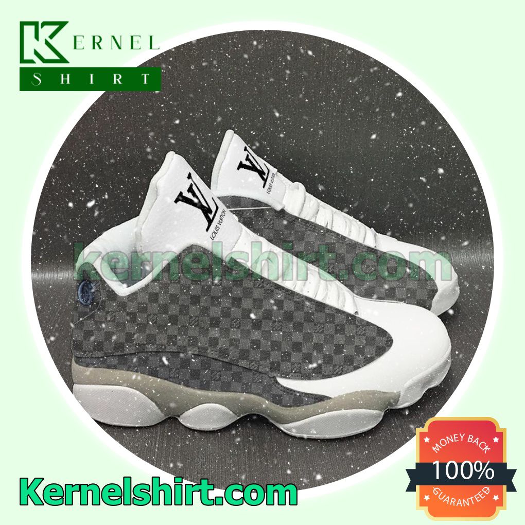 Top Selling Louis Vuitton Grey White Nike Sneakers