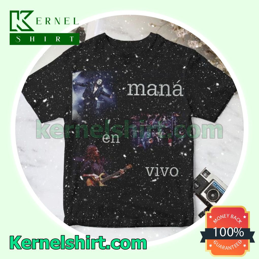 Maná En Vivo Album Cover Custom Shirt