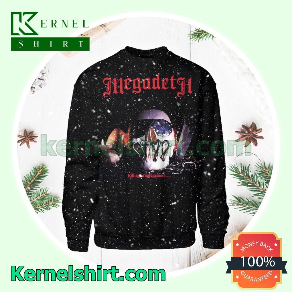 Megadeth Killing Is My Business And Business Is Good Album Cover Unisex Long Sleeve