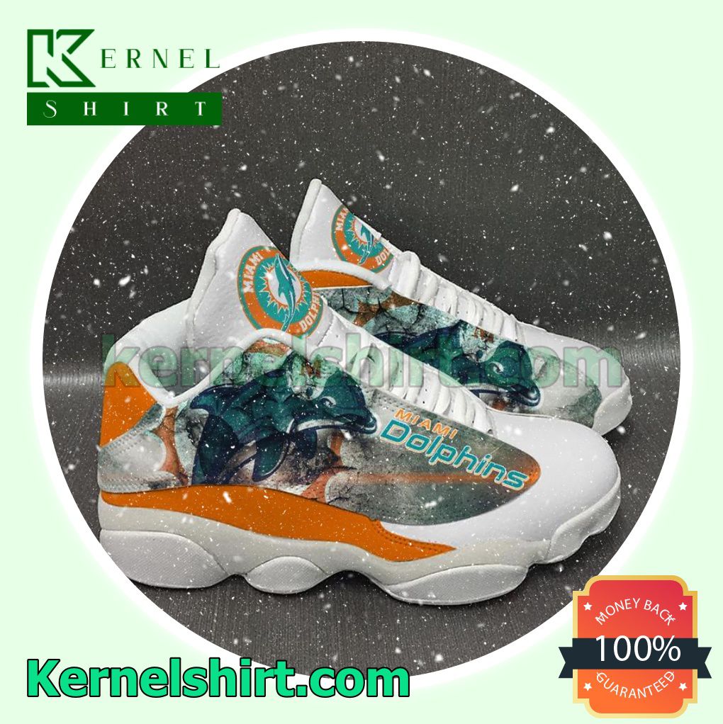 Sale Off Miami Dolphins Nike Sneakers