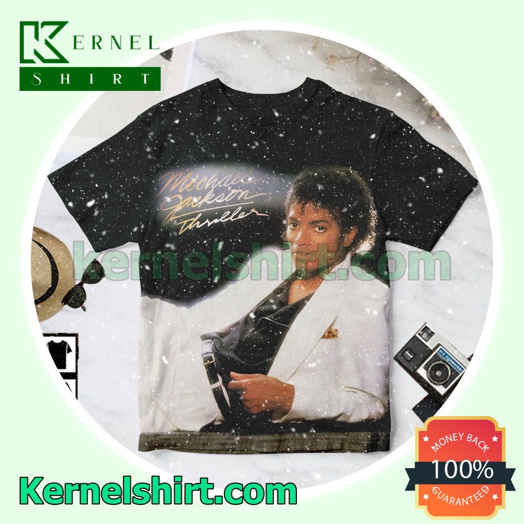 Michael Jackson Thriller Album Cover Black Personalized Shirt