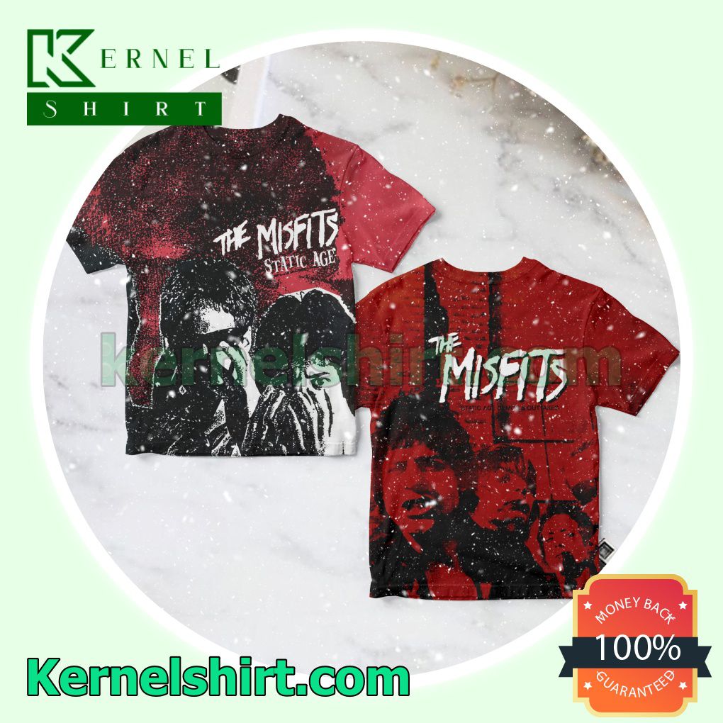 Misfits Static Age Album Cover Red Personalized Shirt
