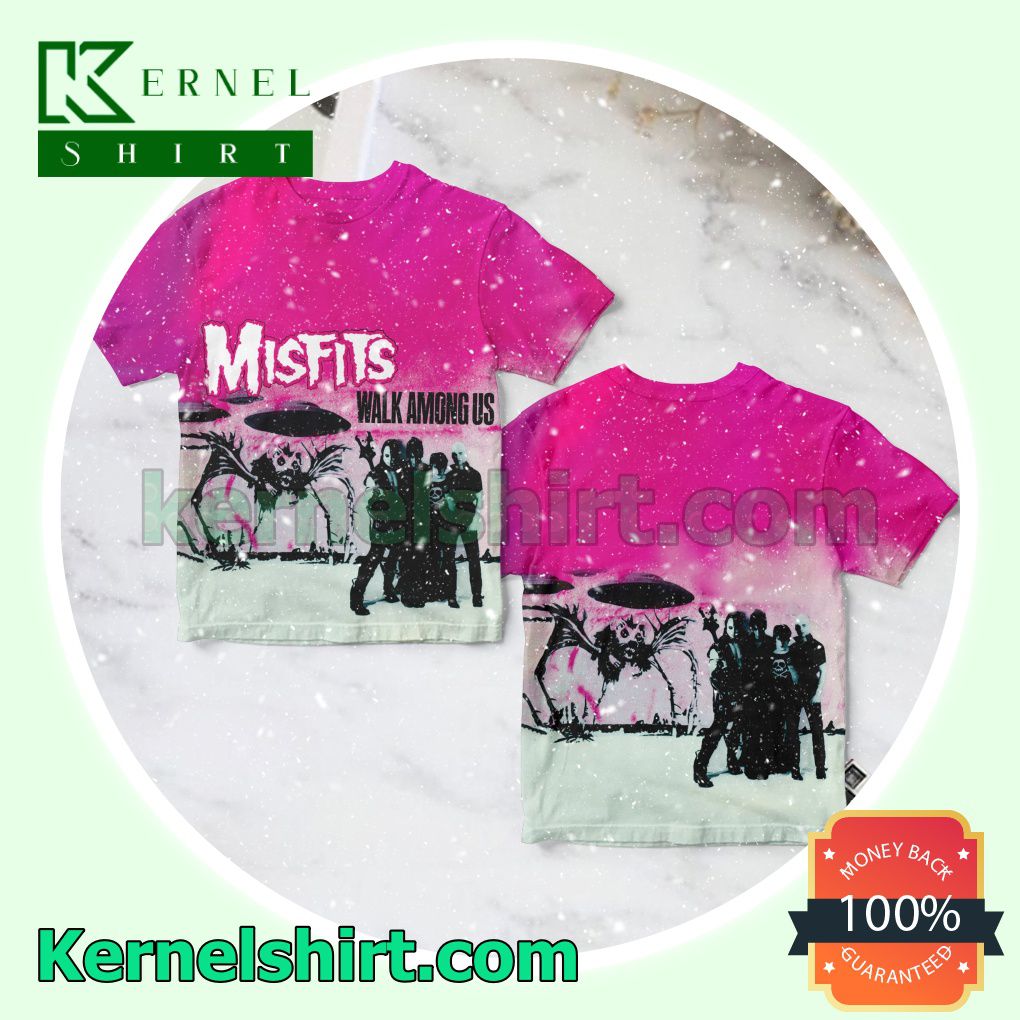 Misfits Walk Among Us Album Cover Pink Personalized Shirt