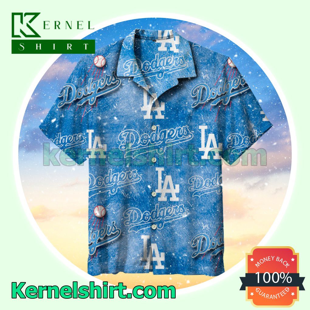 Mlb Los Angeles Dodgers Blue Summer Shirt