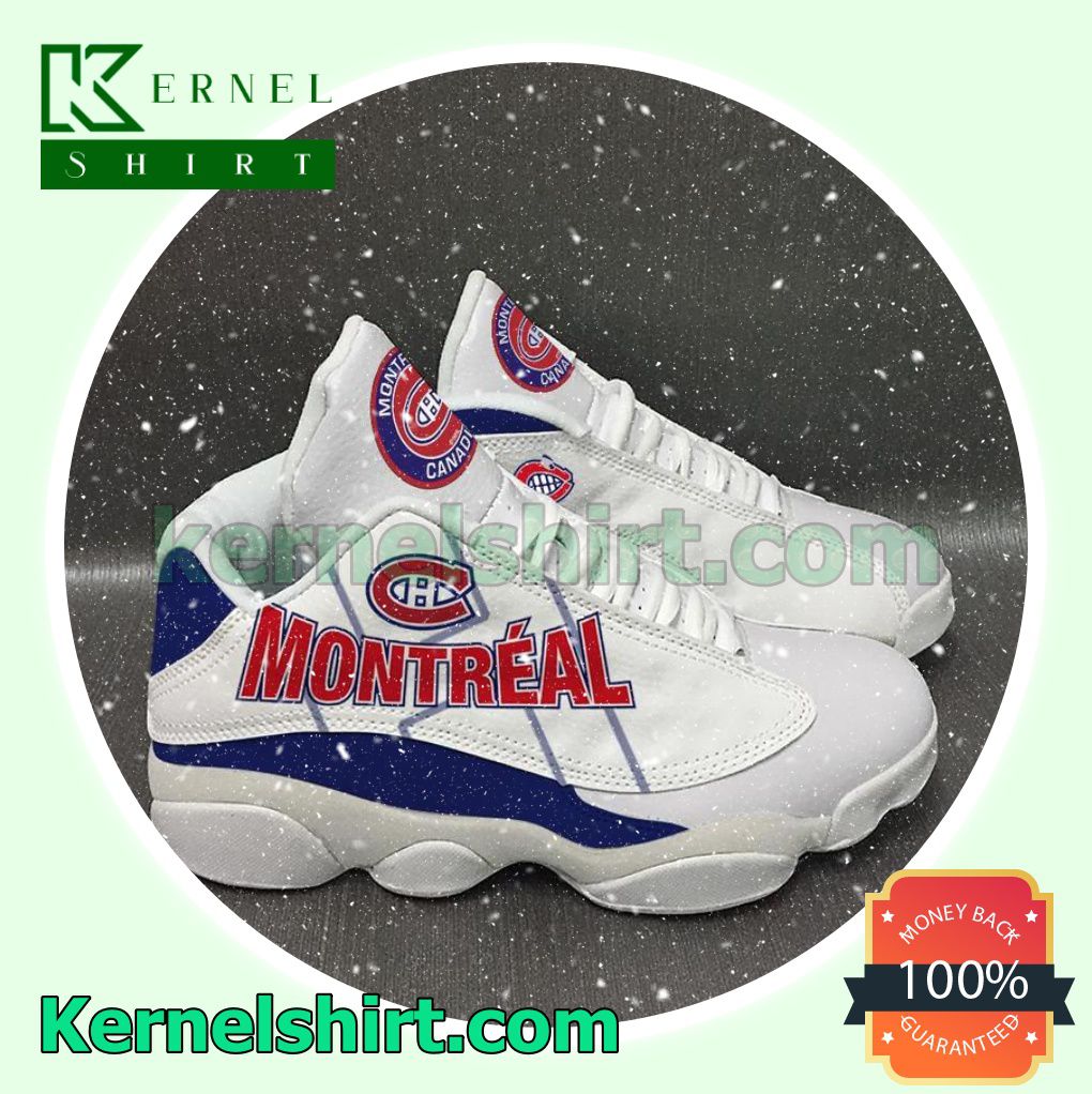 Funny Tee Montreal Canadiens White Nike Sneakers
