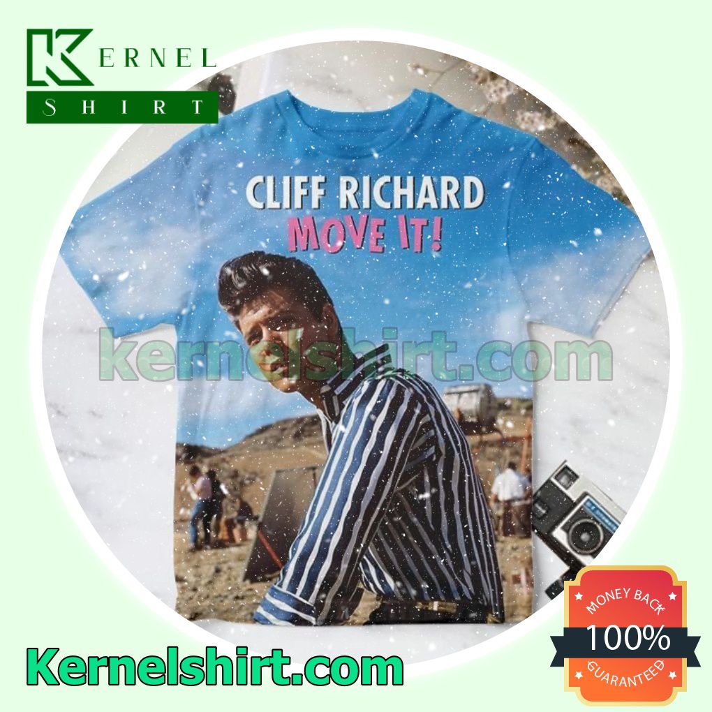 Move It Song By Cliff Richard Blue Personalized Shirt