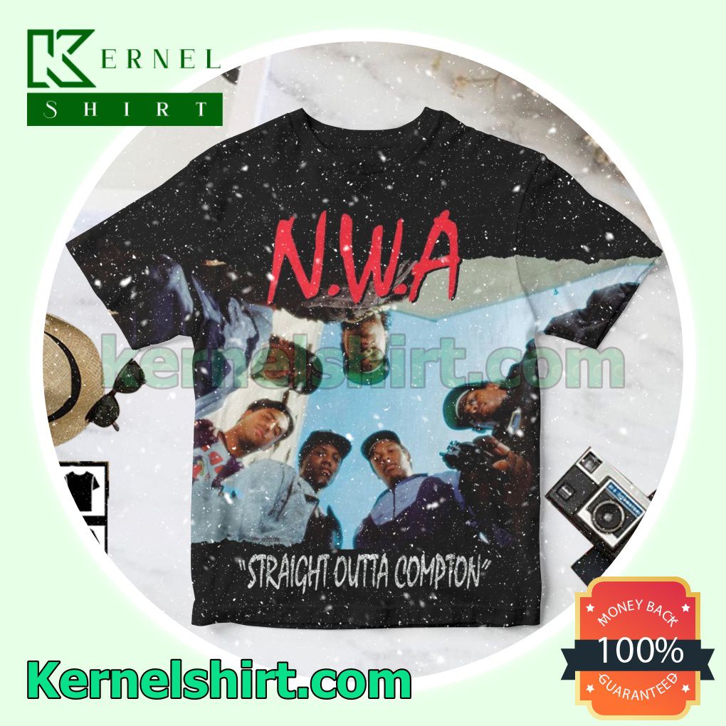 N.w.a Straight Outta Compton Album Cover Personalized Shirt