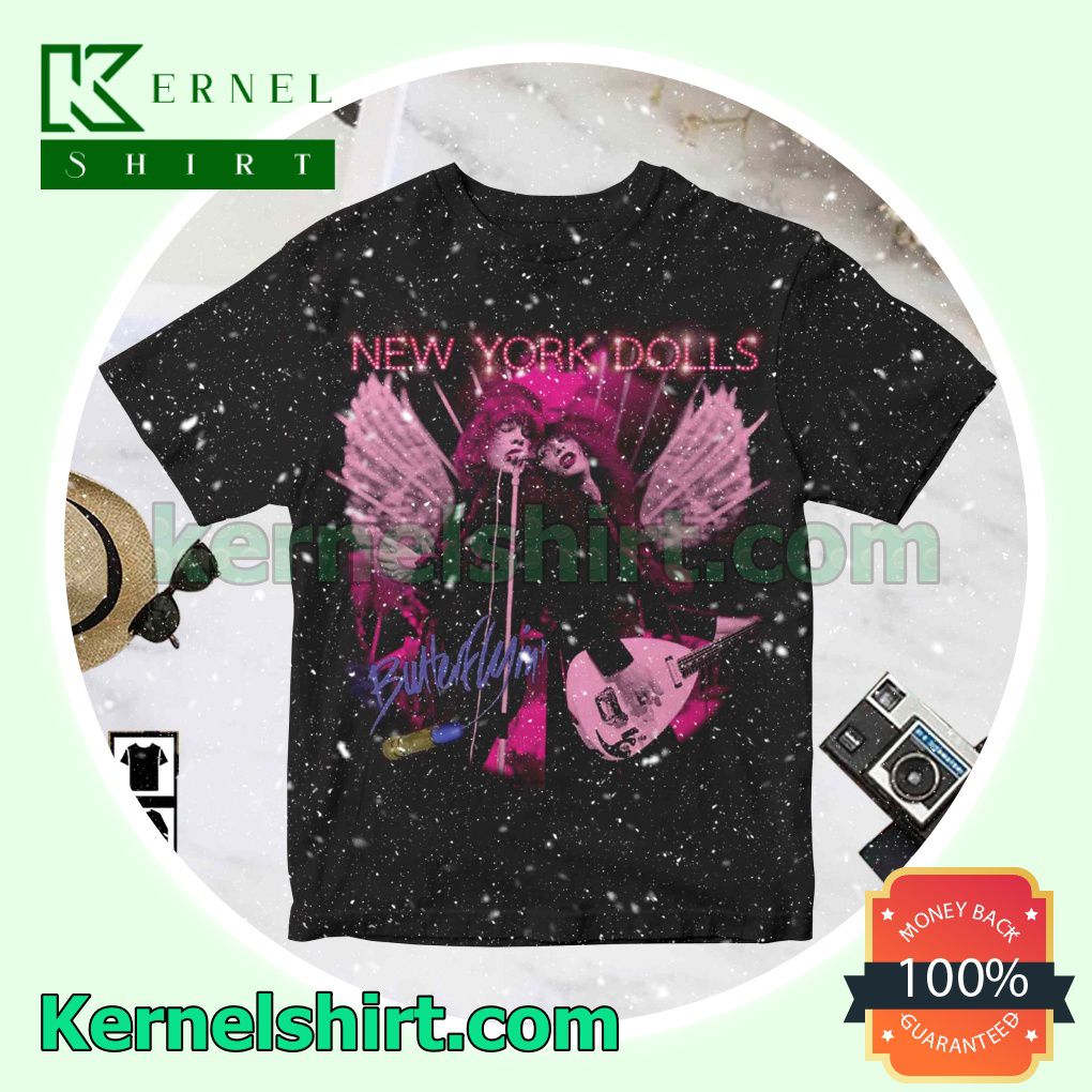 New York Dolls Butterflyin' Album Cover Black Personalized Shirt