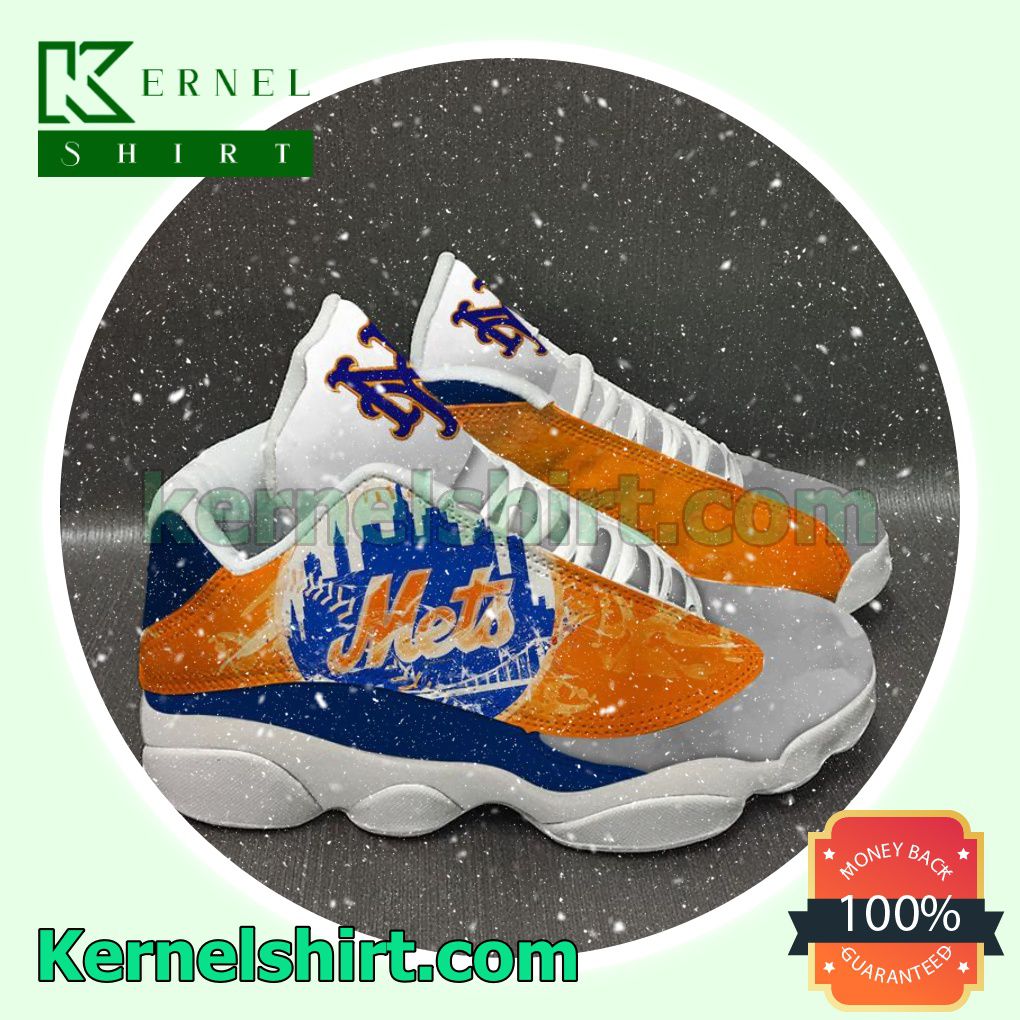 New York Mets Orange Nike Sneakers