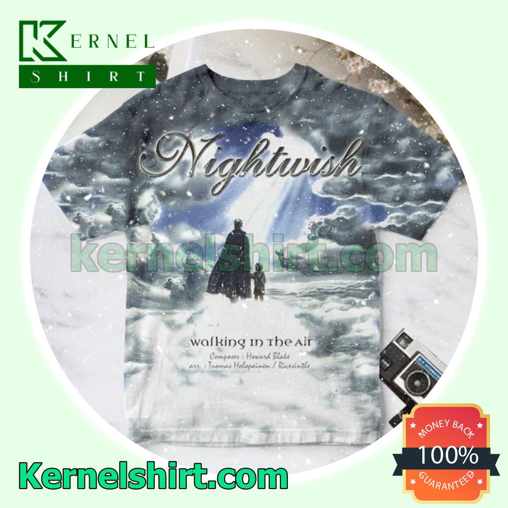 Nightwish Walking In The Air The Greatest Ballads Compilation Album Cover Gift Shirt