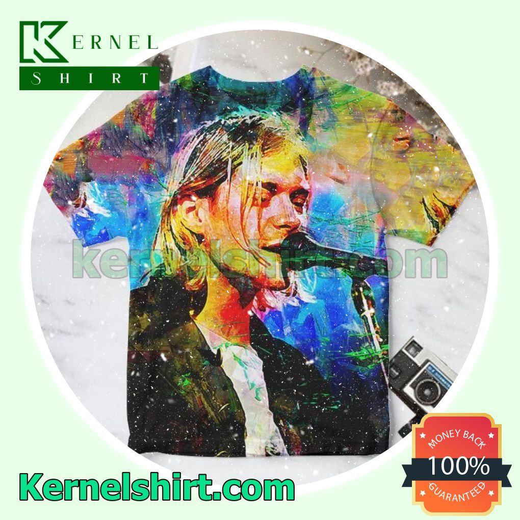 Nirvana Fan Art Colorful Custom Shirt