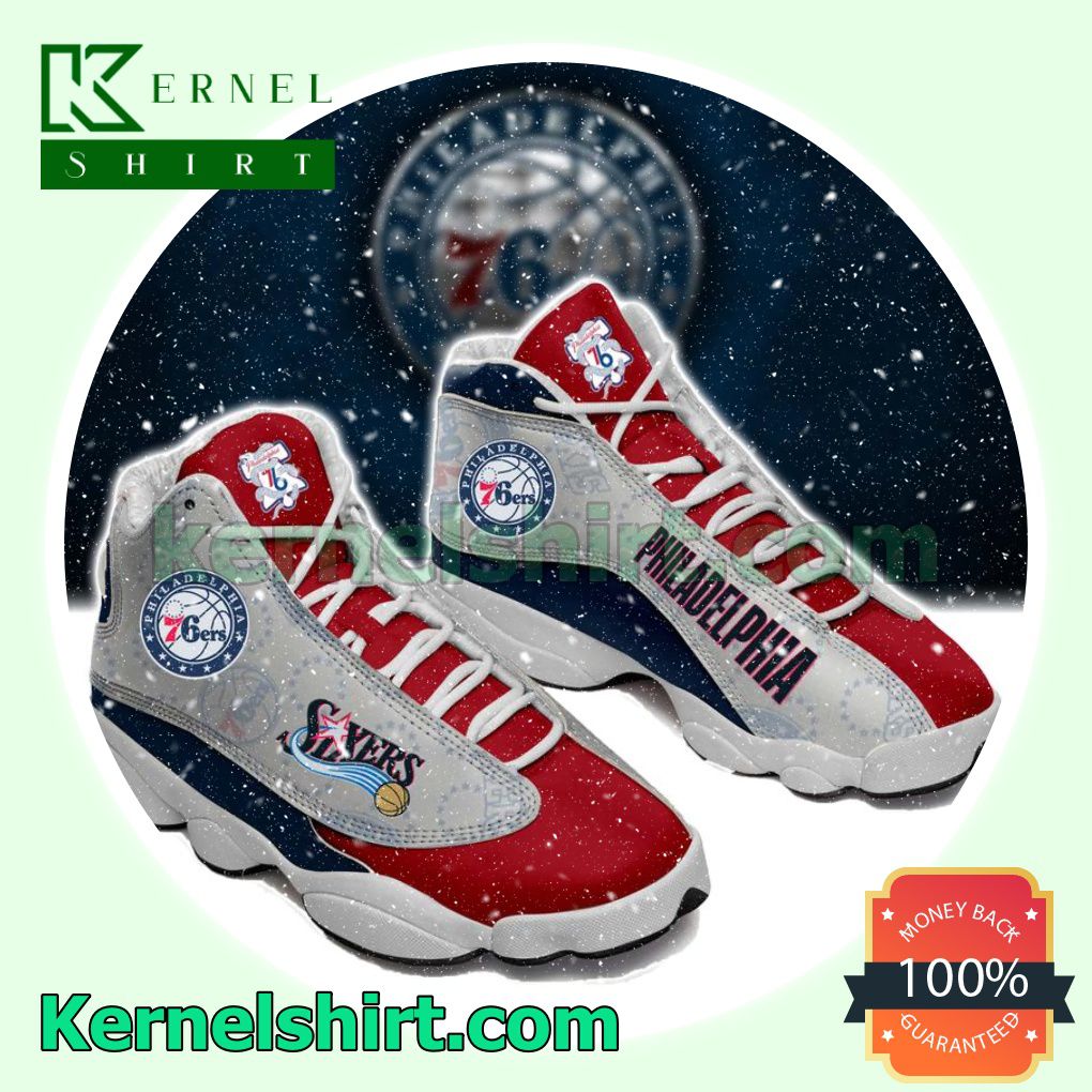 Philadelphia 76ers Red Nike Sneakers