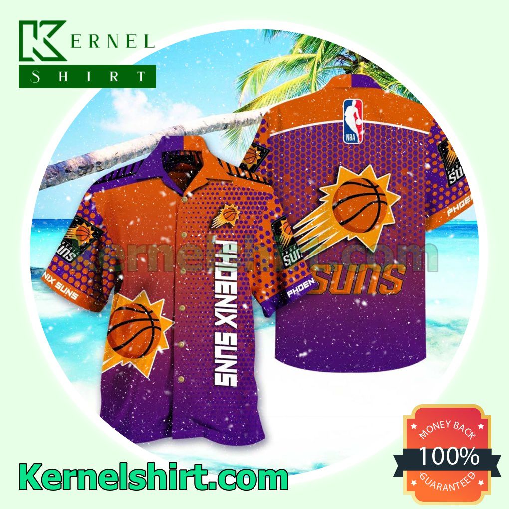 Phoenix Suns 3d Button Shirt