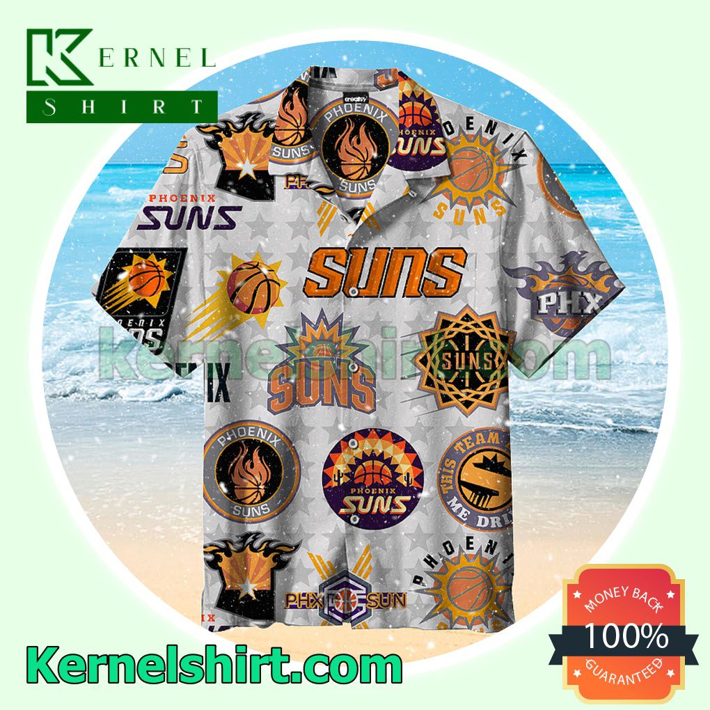 Phoenix Suns Basketball Team Logo Edition Summer Shirt