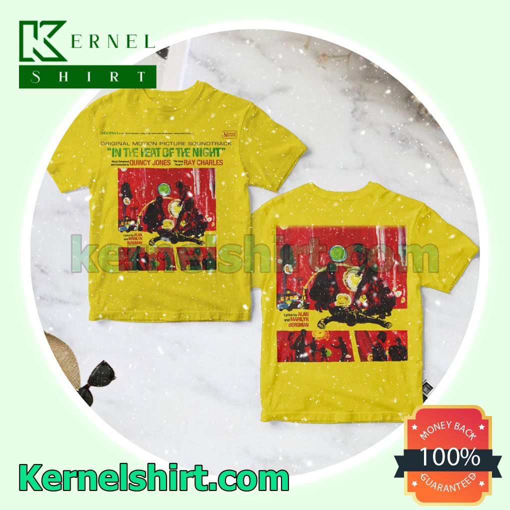 Quincy Jones In The Heat Of The Night Album Cover Yellow Personalized Shirt