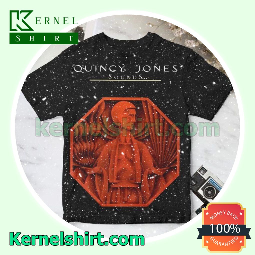 Quincy Jones Sounds And Stuff Like That Album Cover Black Gift Shirt