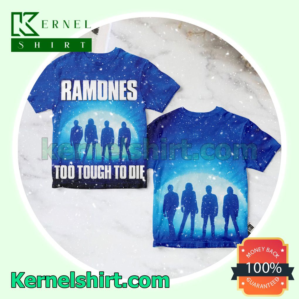 Ramones Too Tough To Die Album Cover Blue Personalized Shirt