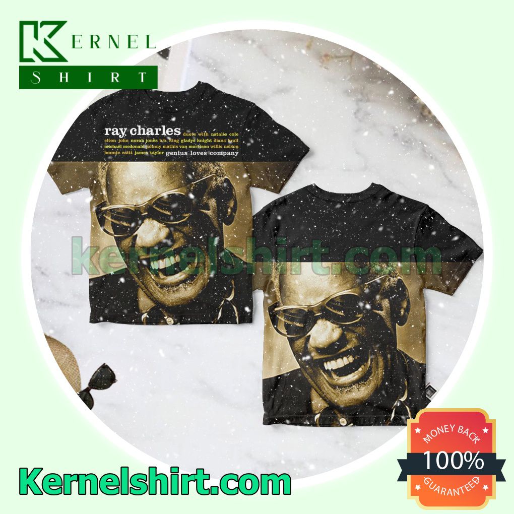 Ray Charles Genius Loves Company Album Cover Personalized Shirt