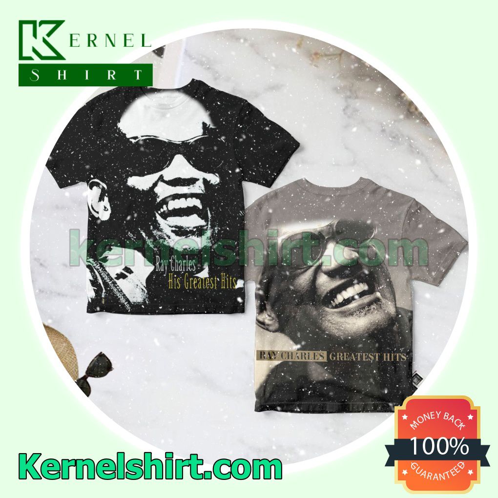 Ray Charles His Greatest Hits Album Cover Personalized Shirt