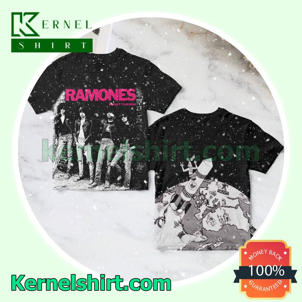 Rocket To Russia Album By Ramones Black Personalized Shirt