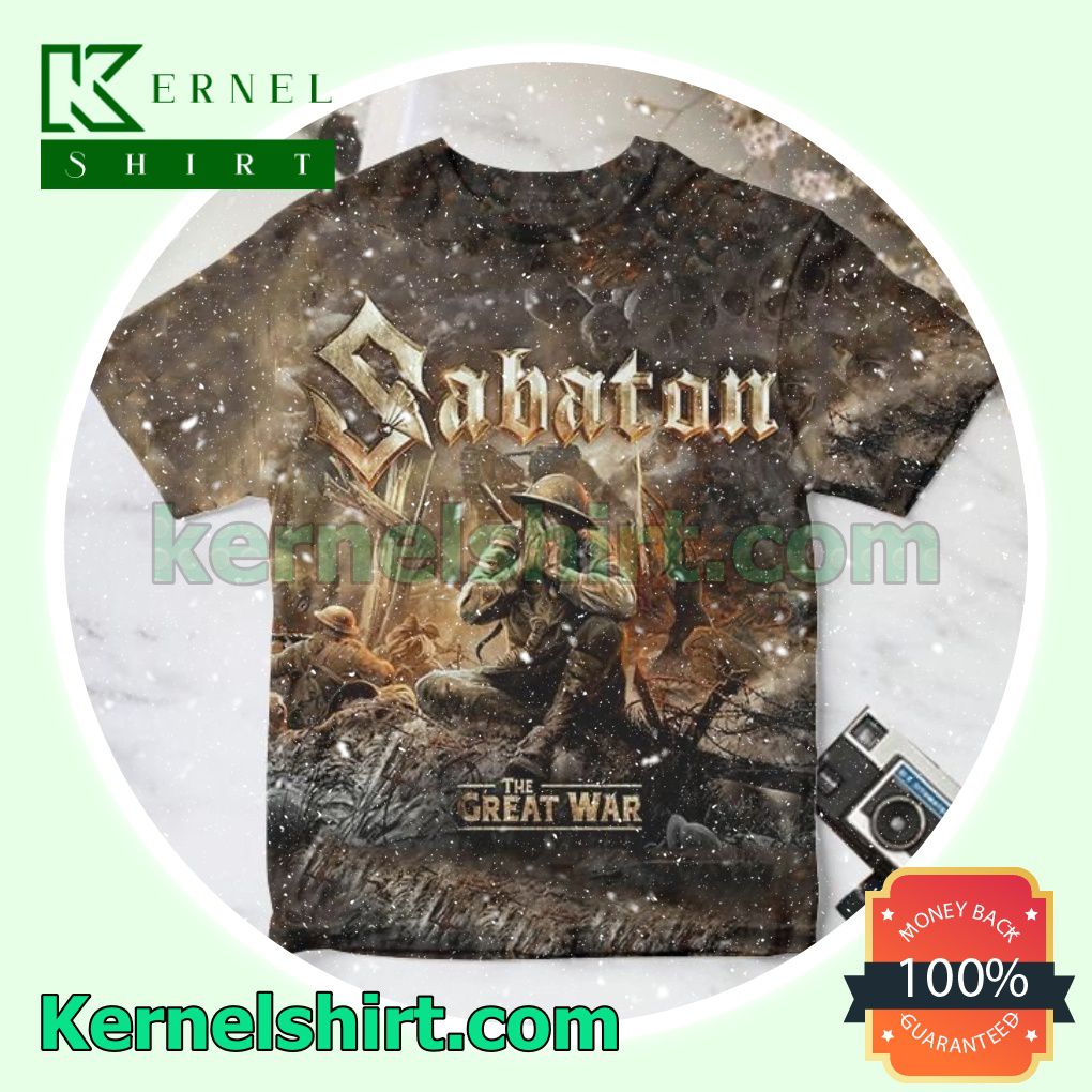 Sabaton The Great War Album Cover Gift Shirt