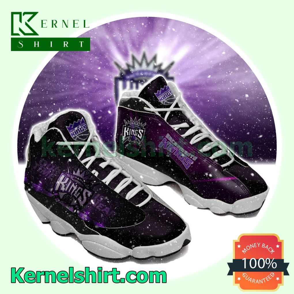 Sacramento Kings Purple Black Nike Sneakers