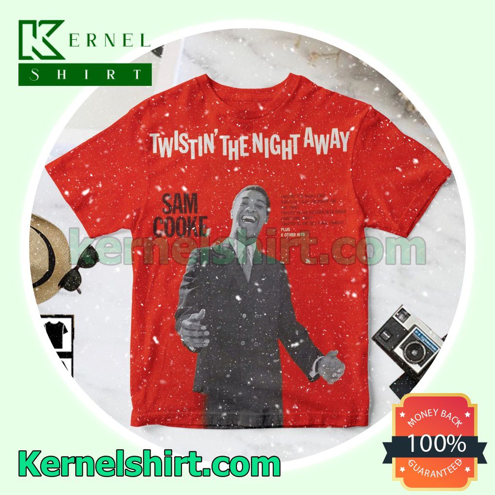 Sam Cooke Twistin' The Night Away Album Cover Red Personalized Shirt