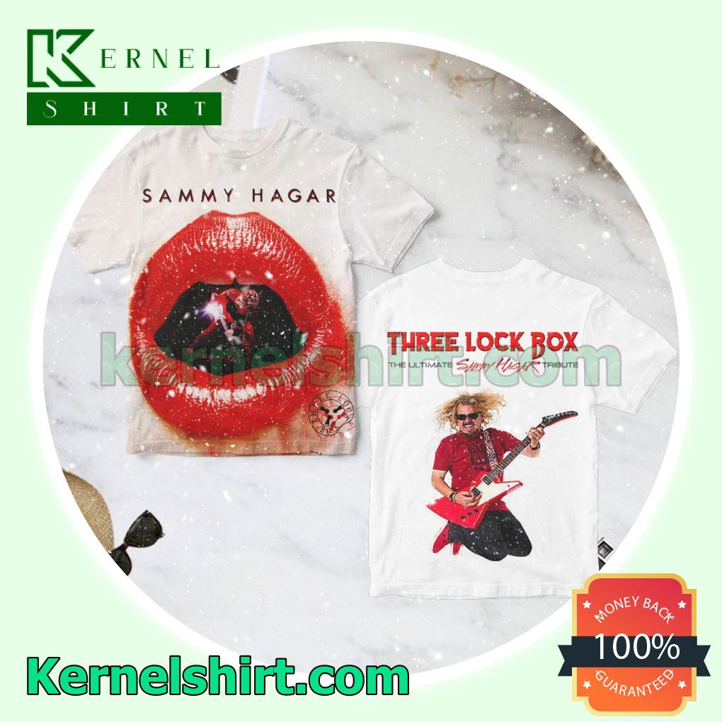 Sammy Hagar Three Lock Box Album Cover White Personalized Shirt