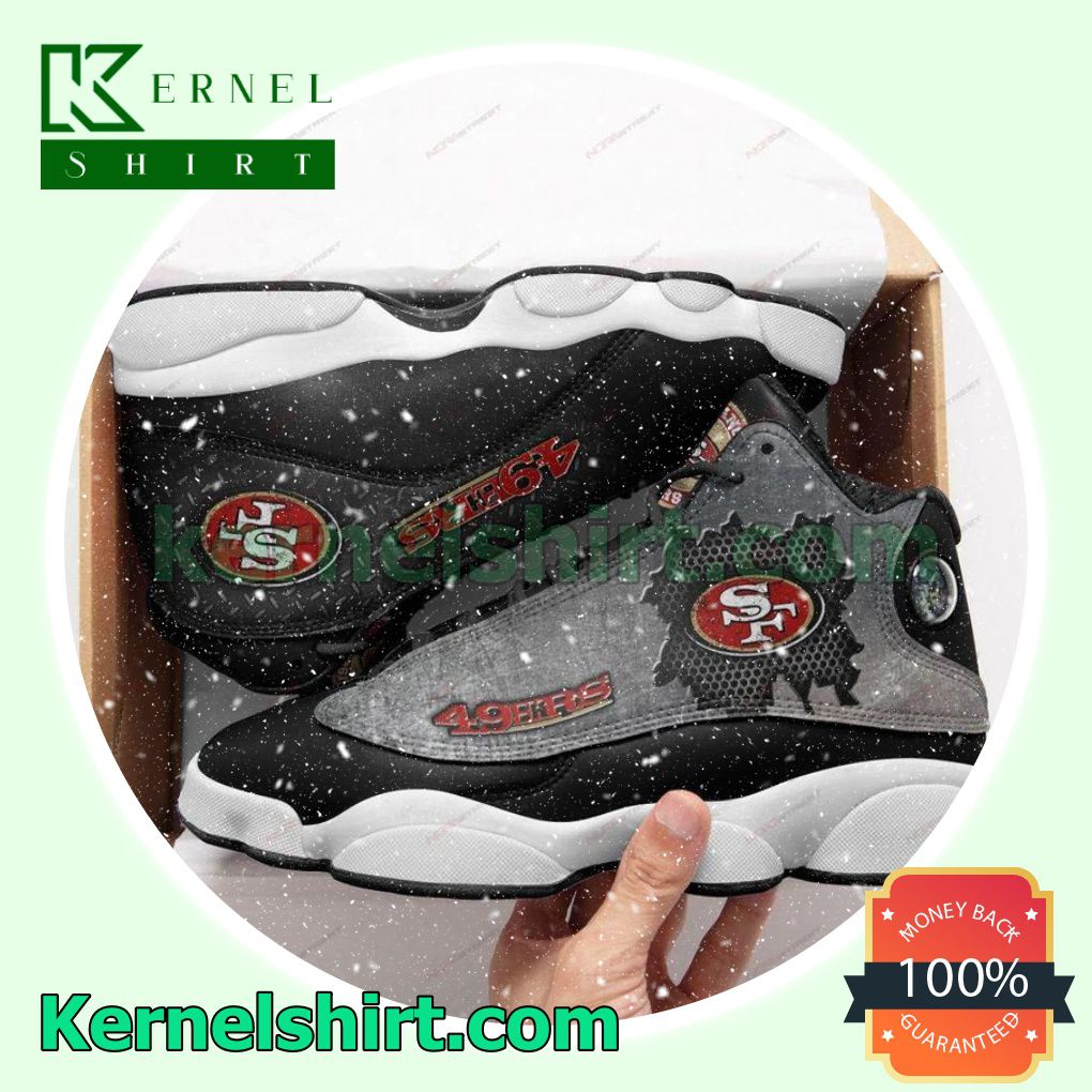 San Francisco 49ers Black Nike Sneakers