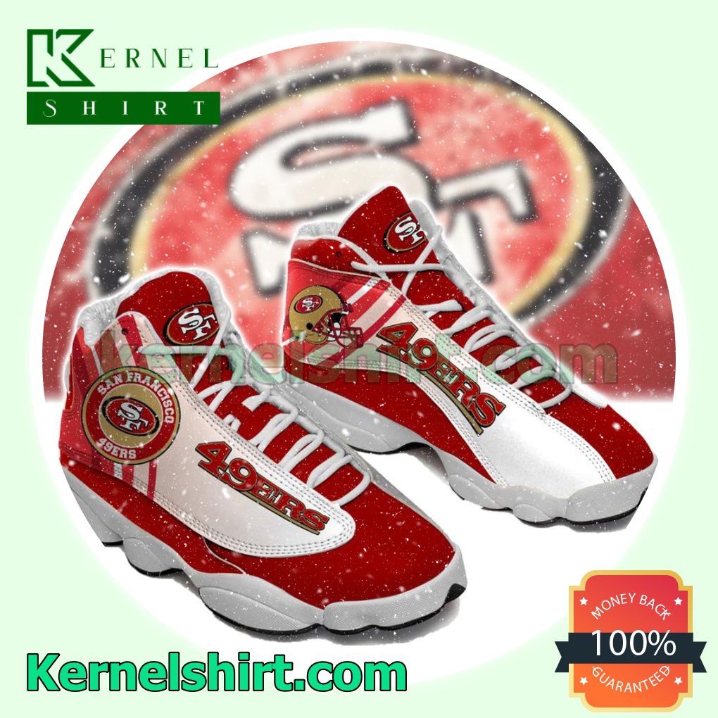 San Francisco 49ers Red Nike Sneakers