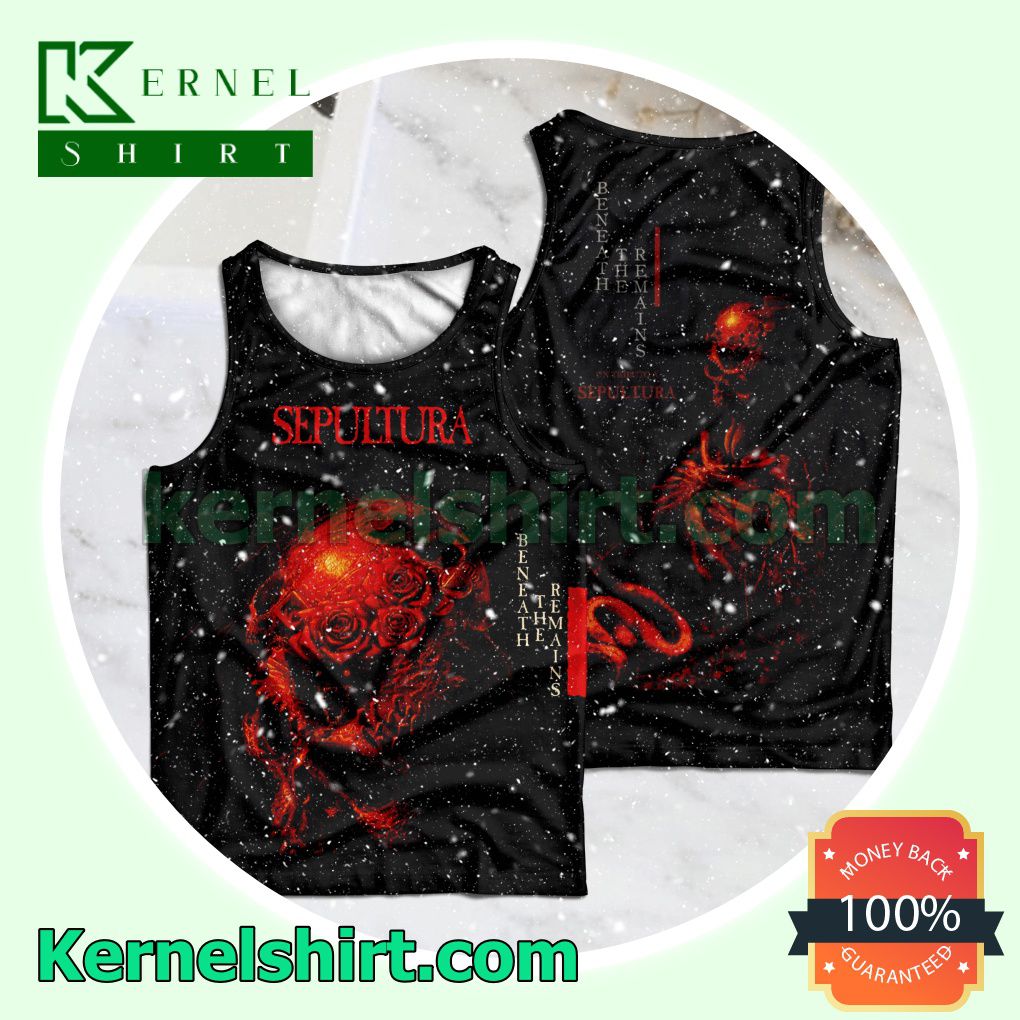 Sepultura Beneath The Remains Album Cover Womens Tops