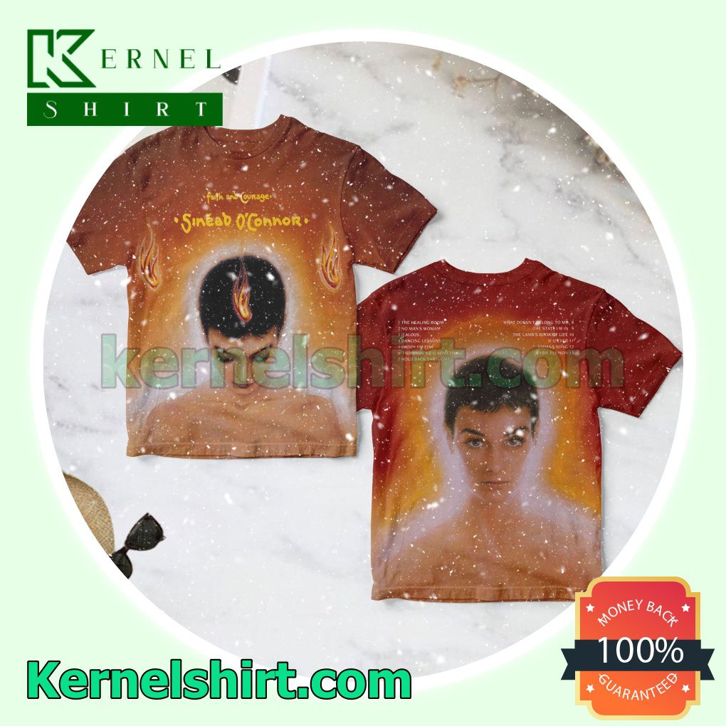 Sinéad O'connor Faith And Courage Album Cover Personalized Shirt