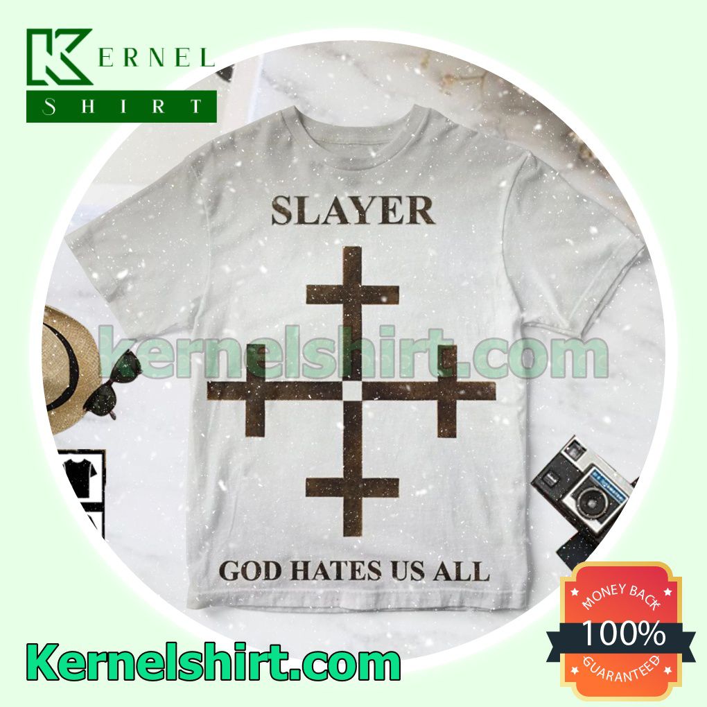 Slayer God Hates Us All Album Grey Personalized Shirt