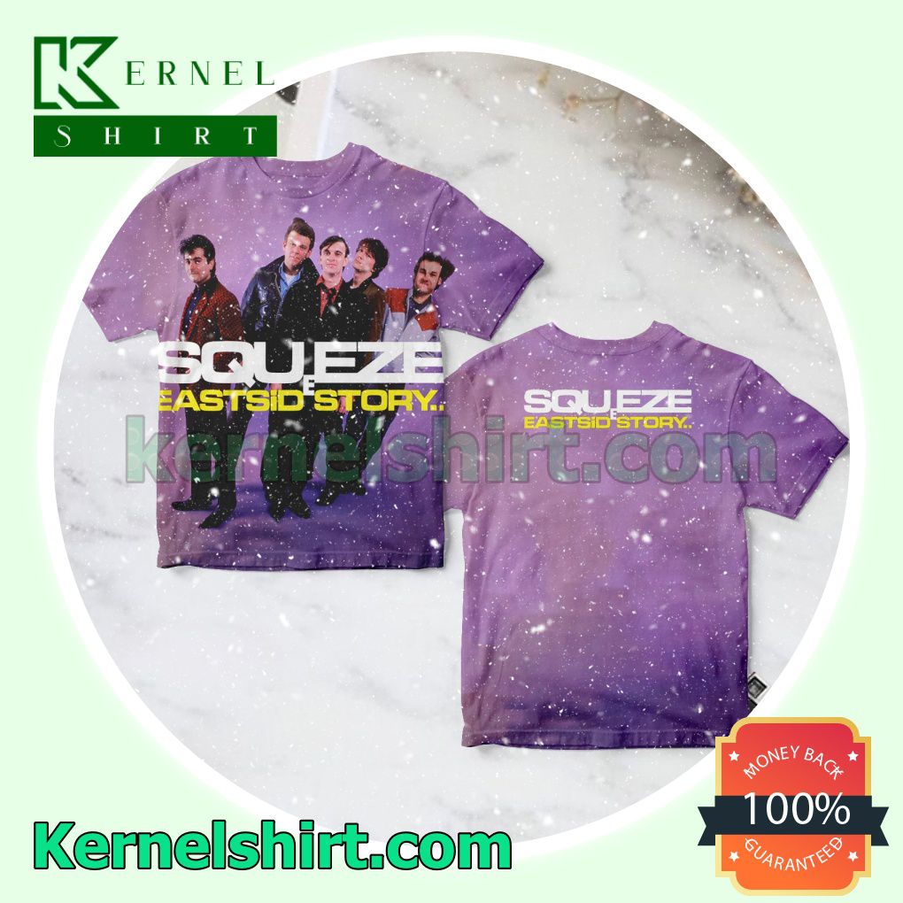 Squeeze East Side Story Album Cover Purple Personalized Shirt