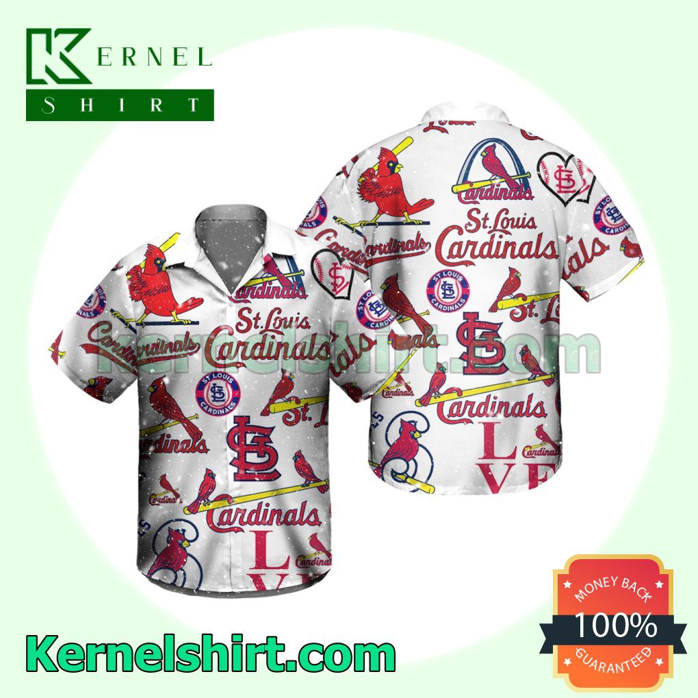 St Louis Baseball Team Button Shirt