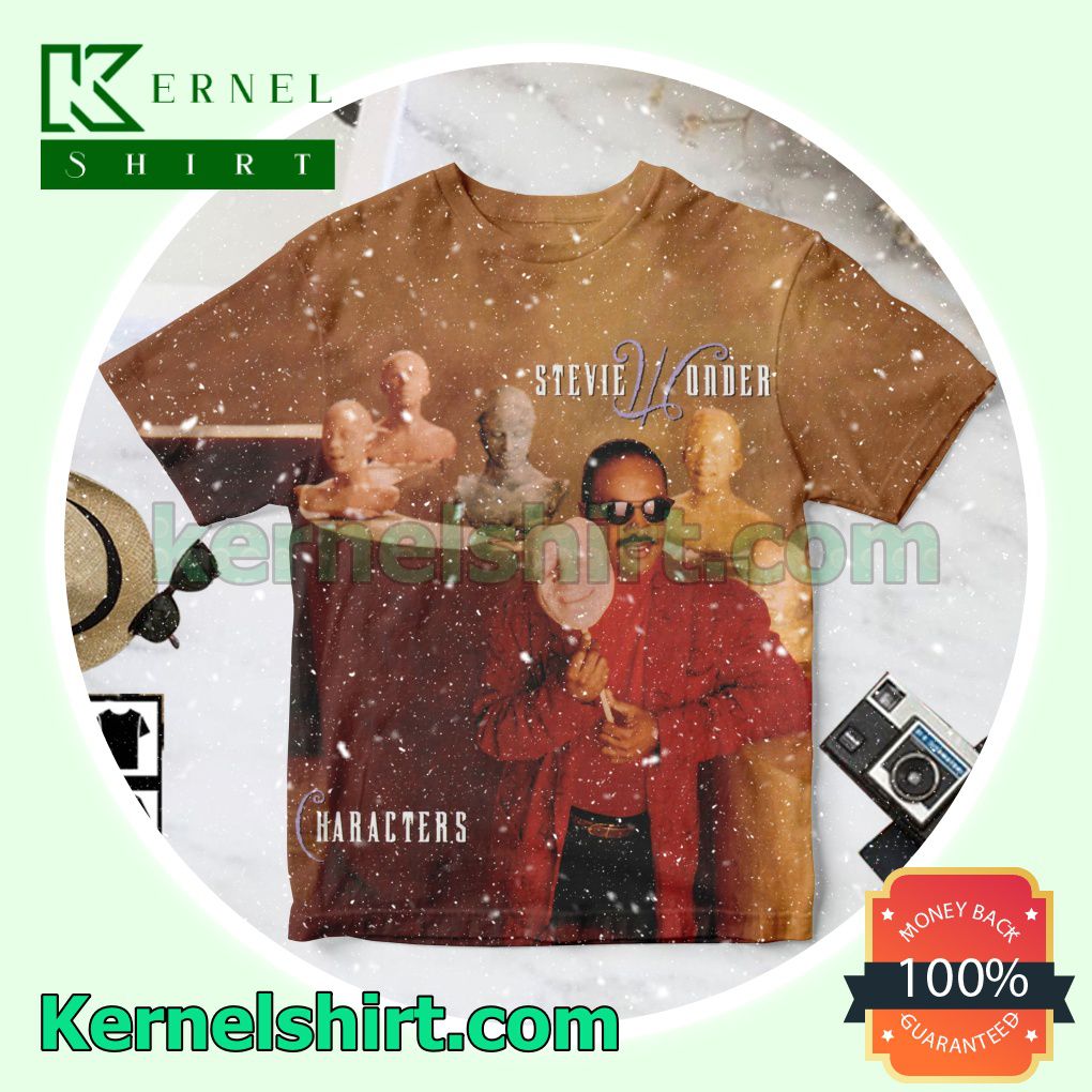 Stevie Wonder Characters Album Cover Personalized Shirt